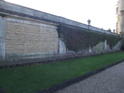 Terrace Walls and gazebos at Thorsby Hall, Thorsby Park, Perlethorpe