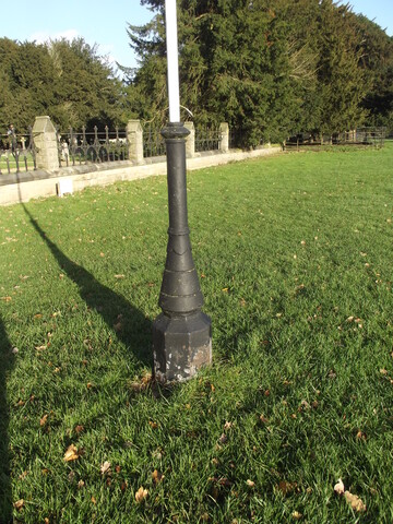 South Lamp at West Gate of Church of St John, Perlethorpe