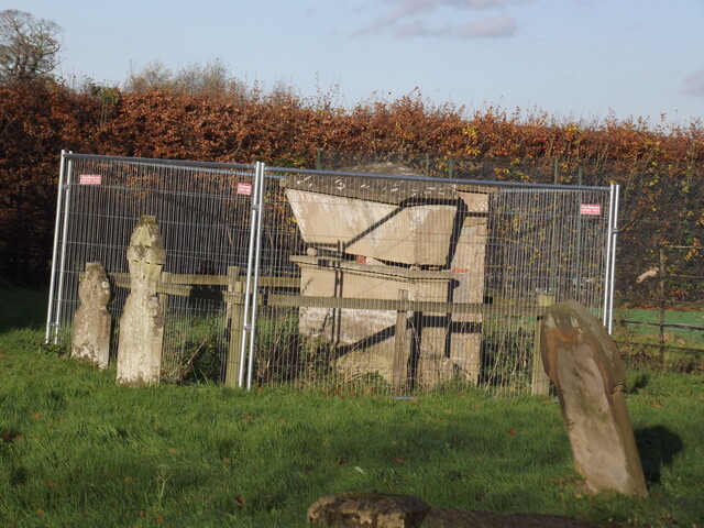 Sarcophagus 150m E of Church of St John, Perlethorpe