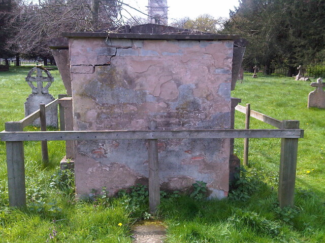 Sarcophagus 150m east of church of St John, Perlethorpe