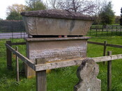 Sarcophagus 150m east of church of St John, Perlethorpe