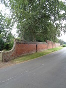 Garden Wall, Boundary Wall and adjoining Shed at the Old Hall, Screveton Road