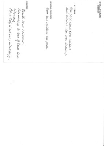 Student Survey Card