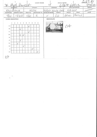 Student Survey Card