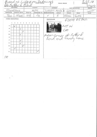 Student Survey Card