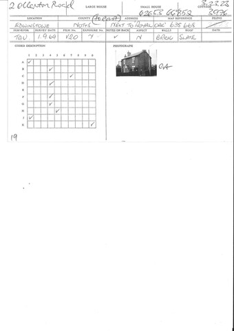 Student Survey Card