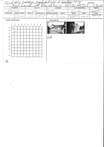 Student Survey Card