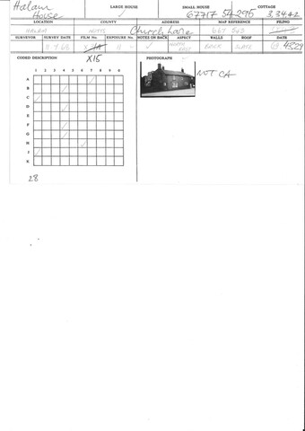 Student Survey Card