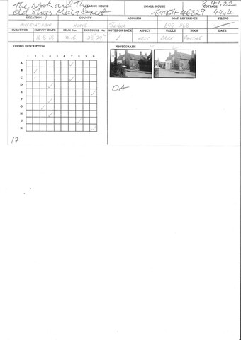 Student Survey Card