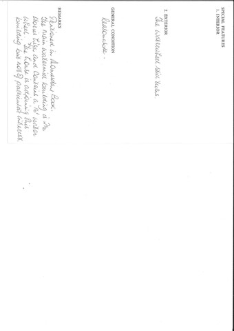 Student Survey Card
