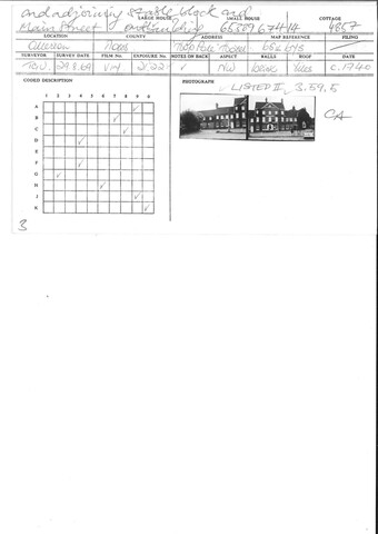 Student Survey Card