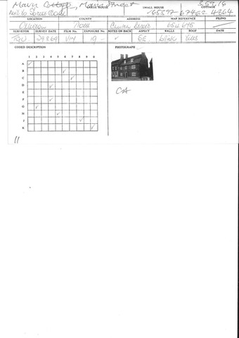 Student Survey Card