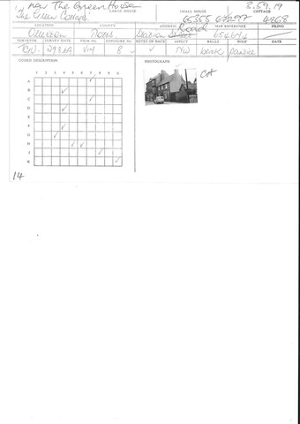 Student Survey Card