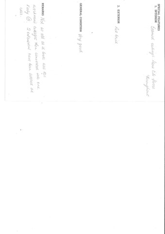 Student Survey Card