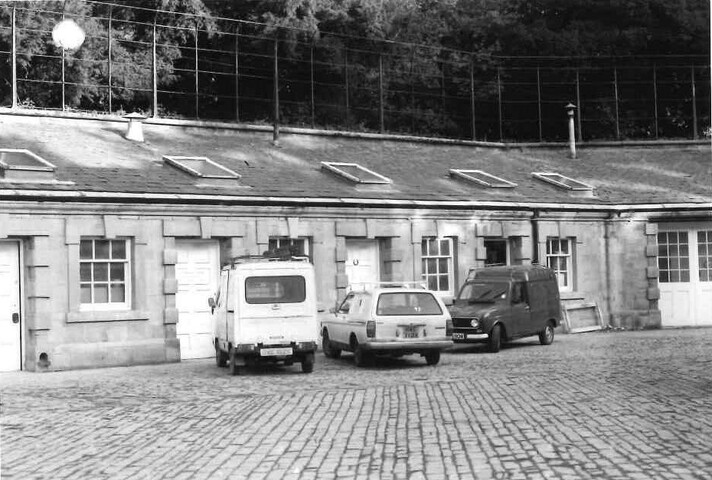 1.59.7 Glass Court, Camellia House and Tunnel Entrance to rear of Camellia House, Glass Court Drive, Welbeck, 1984.