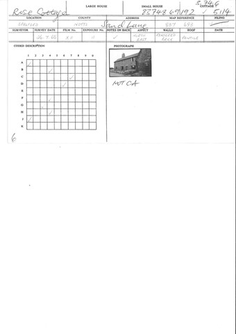 Student Survey Card
