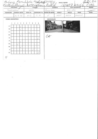 Student Survey Card