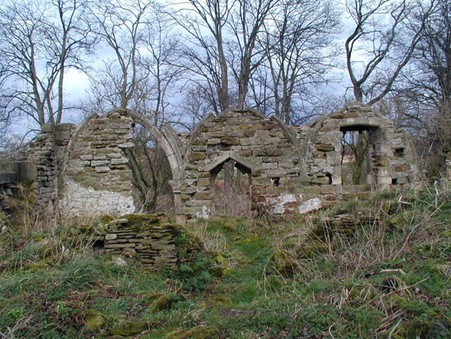 Photograph of the deserted church of St James