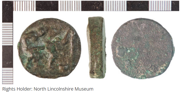 Photo of the Roman weight found in Bassetlaw, Nottinghamshire
