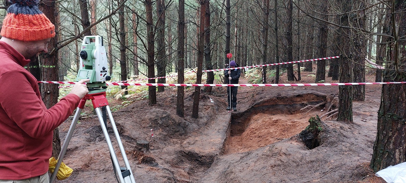 Excavations at Sherwood Pines, October 2023